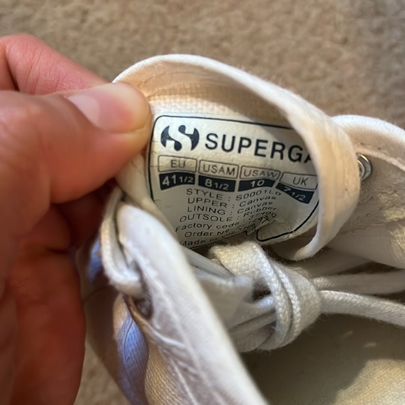 SUPERGA PLATFORM SNEAKERS size 10 - Picture 6 of 6